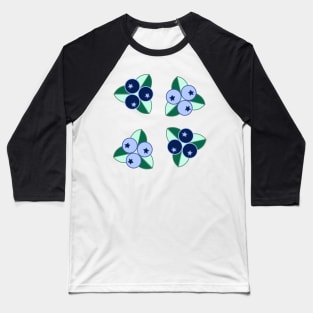 Blueberry Floral by Niibidoon Baseball T-Shirt